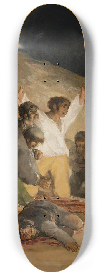 The Third of May 1808 Triptych Goya Skateboard #1 8-1/4 Skateboard Deck
