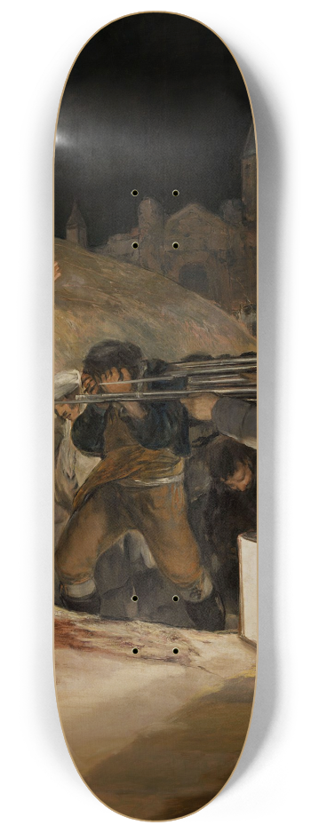 The Third of May 1808 Triptych Goya Skateboard #2 8-1/4 Skateboard Deck
