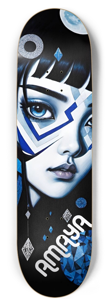 AMAYA TRIBAL GIRL DECK 01 8-3/4 Inch Skateboard