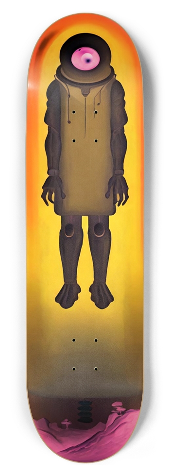 ALIEN YO GHOST DECK 04 8-3/4 Inch Skateboard