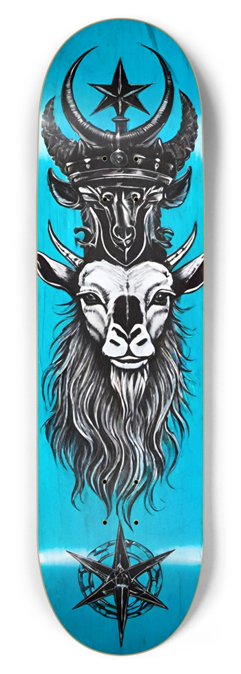 BAPHOMET GOAT DECK 04 8-3/4 Inch Skateboard