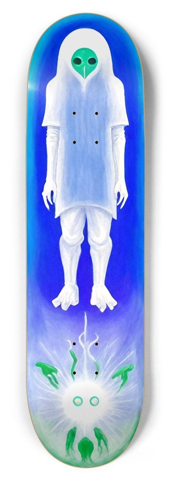 ALIEN YO Glow Deck 05 8-3/4 Inch Skateboard