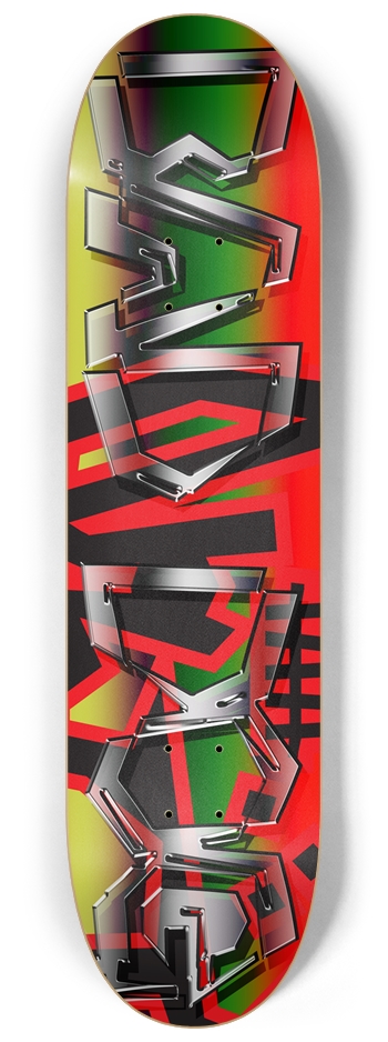 Bad Dogh Board Kamikaze – Striped 8-1/4 Skateboard Deck