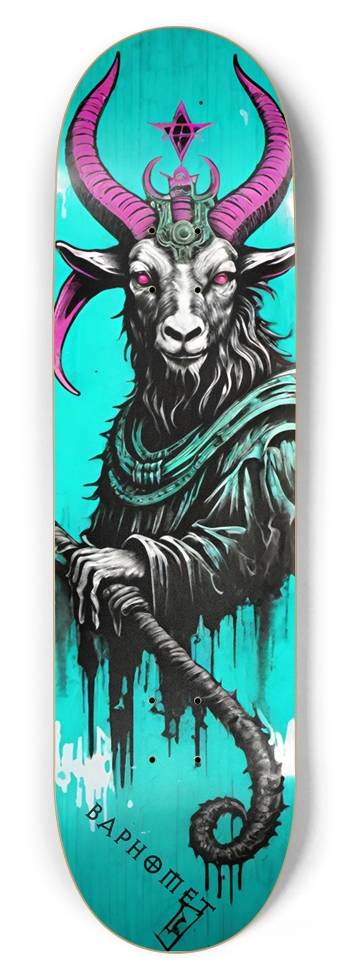 BAPHOMET GOAT DECK 01 8-3/4 Inch Skateboard