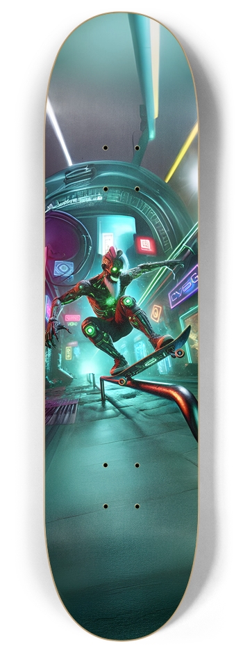 HODL 5-0 Fury 8 x 32 8 Inch Skateboard Deck