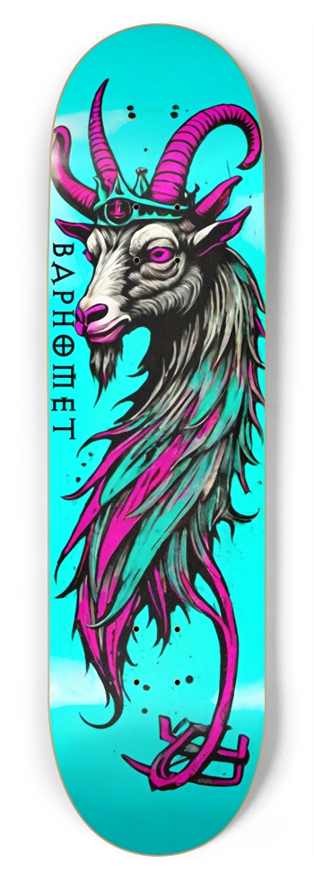 BAPHOMET GOAT DECK 02 8-3/4 Inch Skateboard
