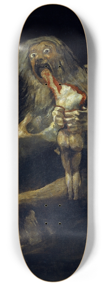 Saturn Devouring His Son Goya Skateboard  8-1/4 Skateboard Deck