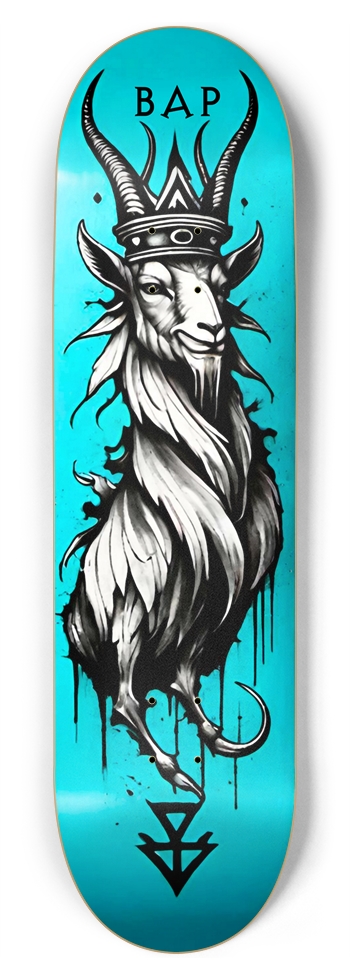 BAPHOMET GOAT DECK 07 8-3/4 Inch Skateboard