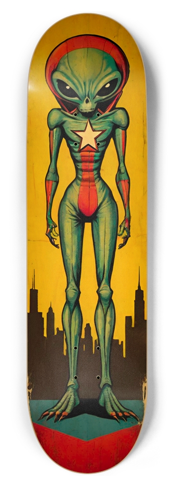ALIEN YO REBIRTH DECK 01 8-3/4 Inch Skateboard