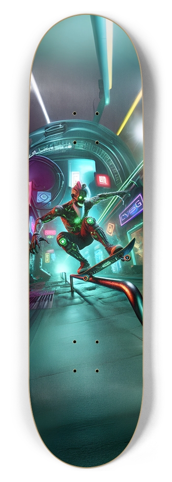 HODL 5-0 Fury 8.5 x 32 8-1/2 Skateboard Deck