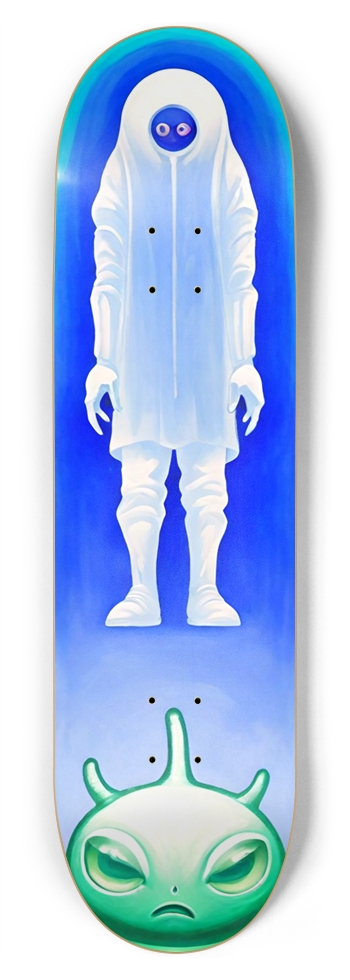 ALIEN YO Glow Deck 01 8-3/4 Inch Skateboard