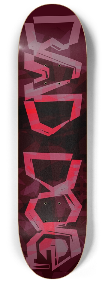 Bad Dog Tetanus Series – Lava 8-1/4 Skateboard Deck
