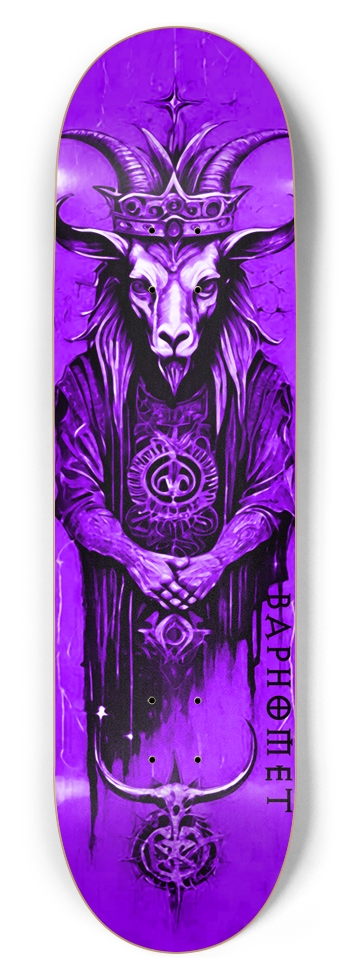 BAPHOMET GOD DECK 02 8-3/4 Inch Skateboard