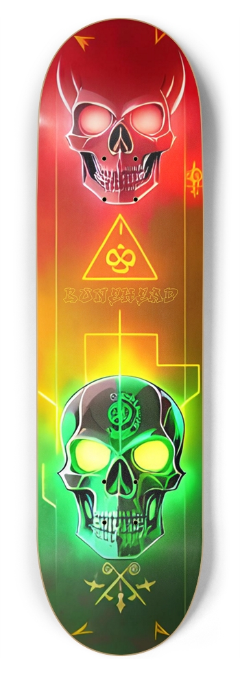 BONEHEAD FARGAS DECK 01 8-3/4 Inch Skateboard