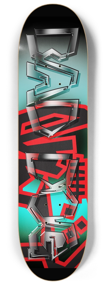 Bad Dog Board Kamikaze – Black/Gray Bluequa 8-1/4 Skateboard Deck