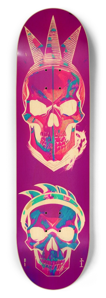 BONEHEAD RETRO DECK 02 8-3/4 Inch Skateboard