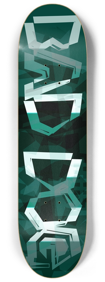 Bad Dog Tetanus Series – Raw 8-1/4 Skateboard Deck