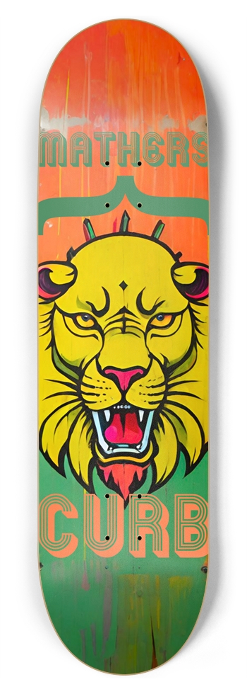 CURB MATHERS DECK 01 8-3/4 Inch Skateboard