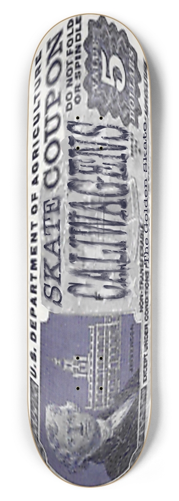 Food Stamp 5 8-3/4 Inch Skateboard