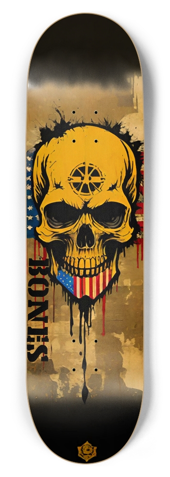 BONES IVES DECK 01 8-3/4 Inch Skateboard