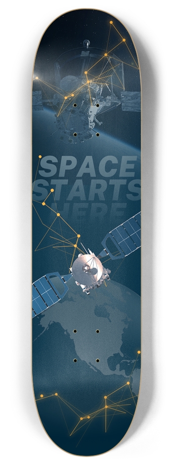 Space 8 Inch Skateboard Deck