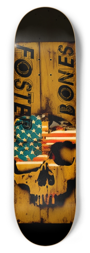 BONES FOSTER DECK 01 8-3/4 Inch Skateboard