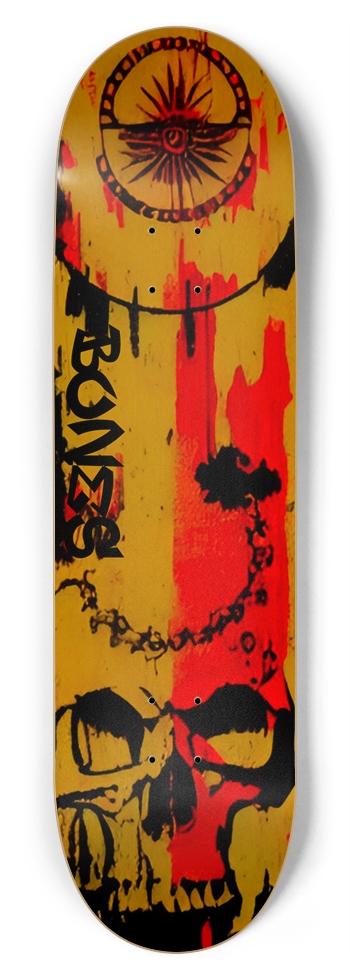 BONES HOWE DECK 01 8-3/4 Inch Skateboard