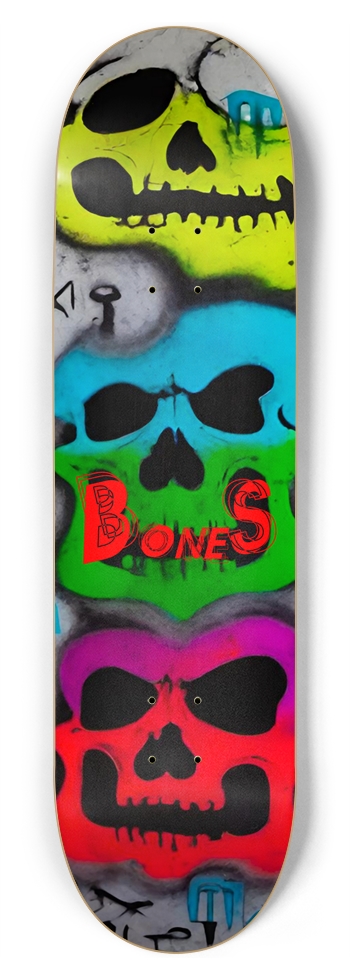 BONES CHARLES DECK 01 8-3/4 Inch Skateboard