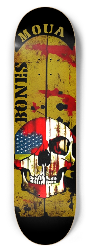 BONES MOUA DECK 01 8-3/4 Inch Skateboard