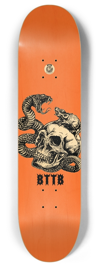 Trust no one 8 Inch Skateboard Deck