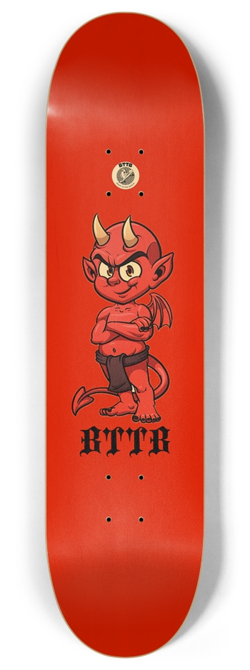 Devil vs angel BTTB 8 Inch Skateboard Deck