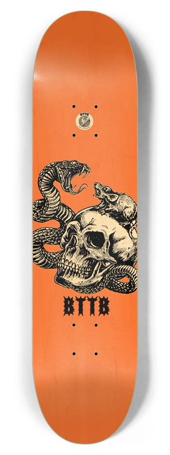 Trust no one  7-7/8 Skateboard Deck