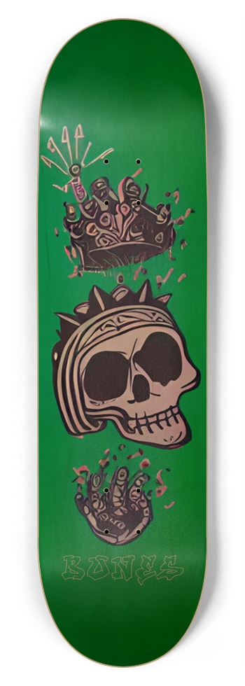BONES KING DECK 01 8-3/4 Inch Skateboard