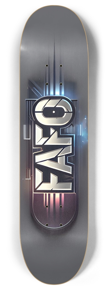 HODL FAFO 8 x 32 8 Inch Skateboard Deck