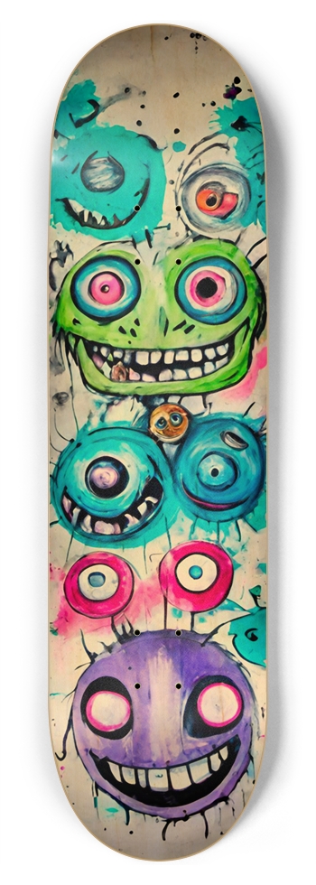 ADHD ACID TRIP DECK 02 8-3/4 Inch Skateboard