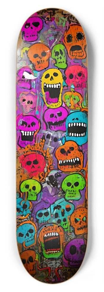 ADHD ATTENTION DECK 01 8-3/4 Inch Skateboard