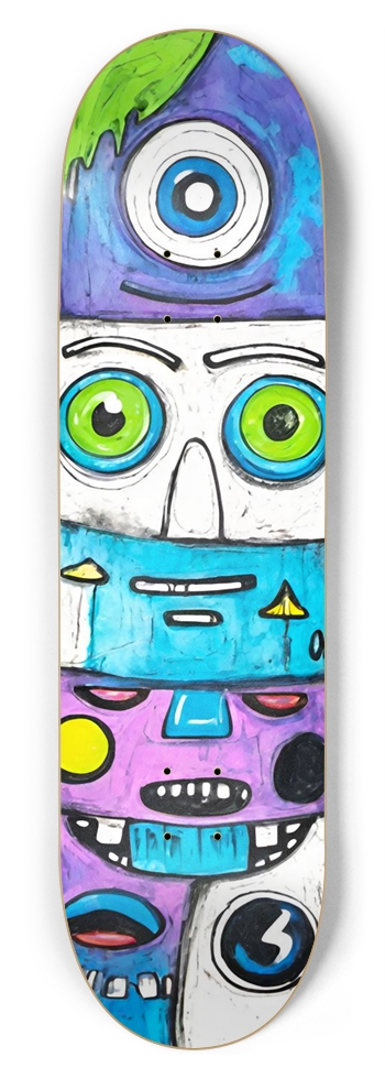 ADHD DRUGZ DECK 01 8-3/4 Inch Skateboard