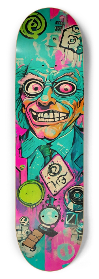 ADHD DOC BROWN DECK 01 8-3/4 Inch Skateboard