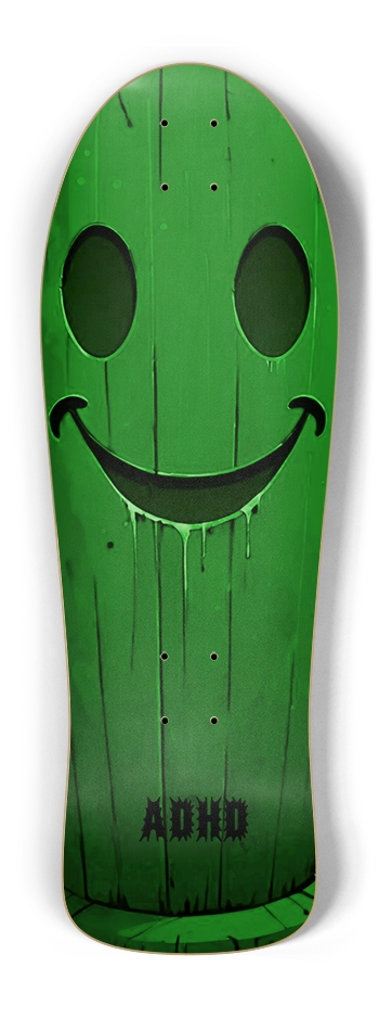 ADHD CACTUS KICKER RETRO DECK 01 Old School Shape