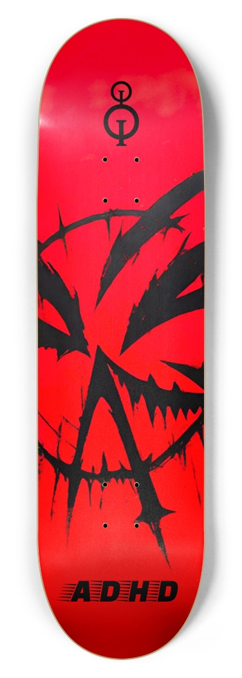 ADHD ANARCHY MASTER DECK 01 8-3/4 Inch Skateboard