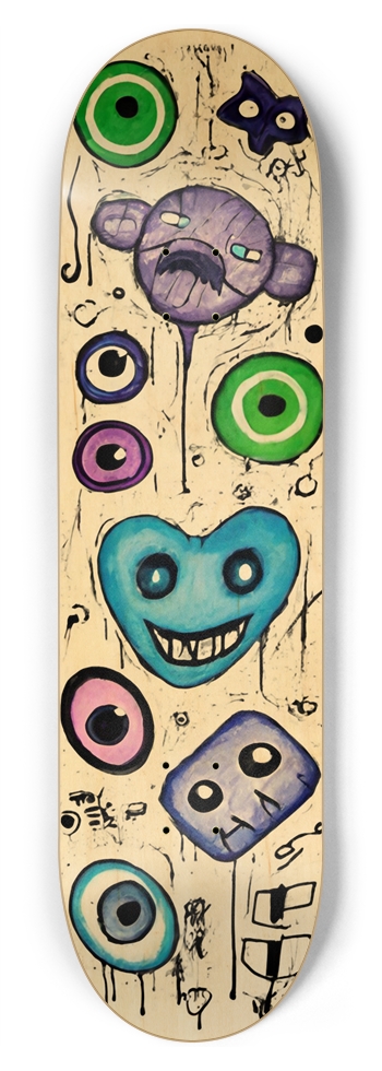 ADHD ADDERALL DECK 01 8-3/4 Inch Skateboard