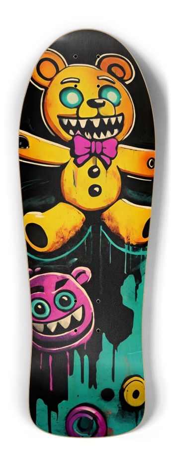 ADHD CRAZY STREET RETRO ROCKET DECK 01 Old School Shape