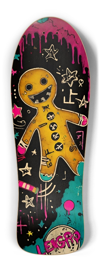 ADHD EFFED UP GINGY RETRO DECK 01 Old School Shape