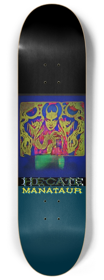 HECATE MANATAUR - “3 FOLD PATH” 8-1/4 Skateboard Deck