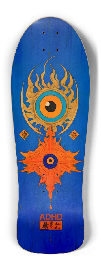 ADHD EYE OF SAURON RETRO DECK 01 Old School Shape