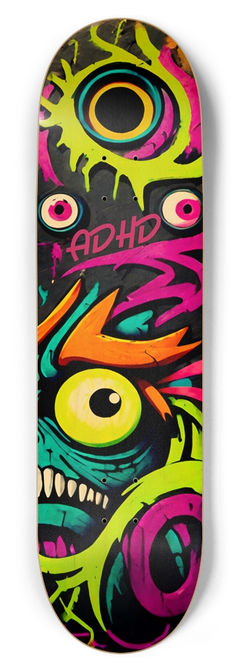ADHD ANDY ROOSTER DECK 01 8-3/4 Inch Skateboard