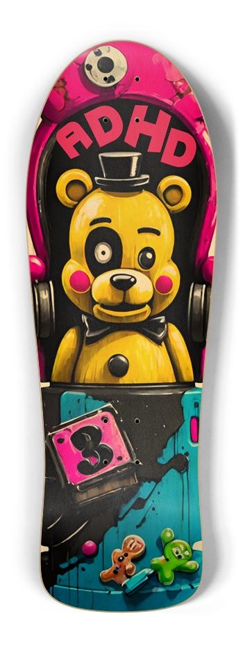 ADHD FREDDY STREET DECK 01 Old School Shape