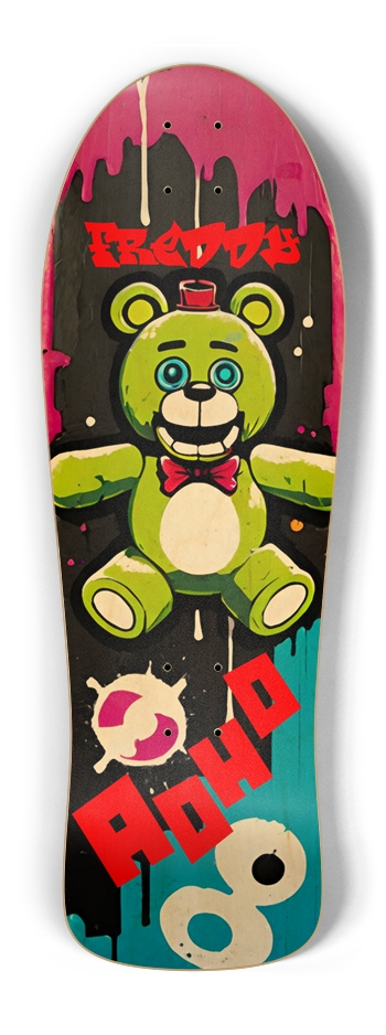 ADHD FREDDY RETRO ROCKET DECK 01 Old School Shape