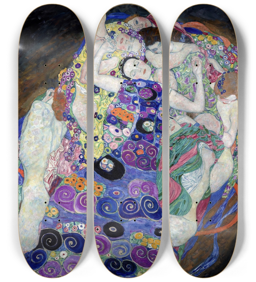 Gustav Klimt's The Virgin 3 Deck Wall Series