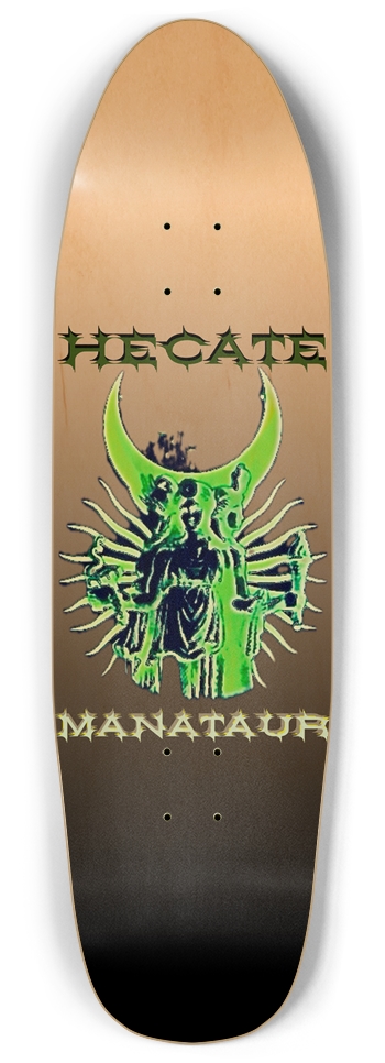 HECATE MANATAUR - “TRI GODDESS OF GNAR” Punk Nose Pool Shape